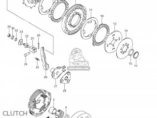 CLUTCH - DR-Z70 2009 (K9) USA (E03) DRZ70 DR Z70
