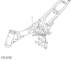 FRAME - DR-Z70 2009 (K9) USA (E03) DRZ70 DR Z70