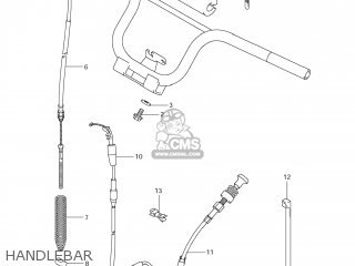 HANDLEBAR - DR-Z70 2009 (K9) USA (E03) DRZ70 DR Z70