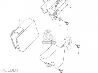 HOLDER - DR-Z70 2009 (K9) USA (E03) DRZ70 DR Z70