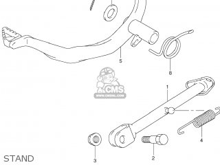 STAND - DR-Z70 2009 (K9) USA (E03) DRZ70 DR Z70