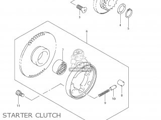 STARTER CLUTCH - DR-Z70 2009 (K9) USA (E03) DRZ70 DR Z70