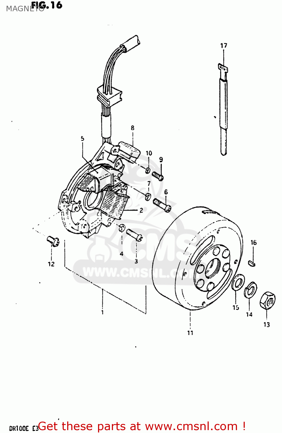 MAGNETO DR100 1983 (D) USA (E03)