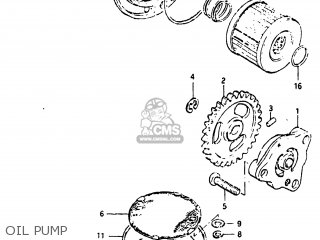 OIL PUMP - DR100 1983 (D) USA (E03)