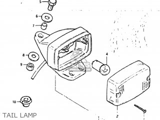 TAIL LAMP - DR100 1983 (D) USA (E03)