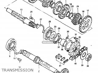 TRANSMISSION - DR100 1983 (D) USA (E03)