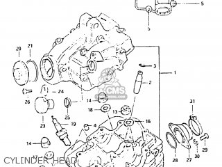 Suzuki DR100 1984 (E) USA (E03) parts lists and schematics