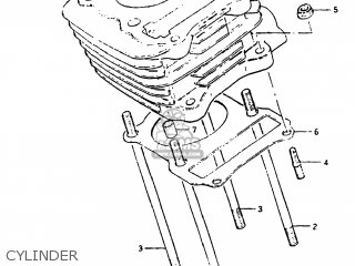 CYLINDER - DR100 1984 (E) USA (E03)