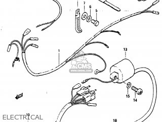 ELECTRICAL - DR100 1984 (E) USA (E03)
