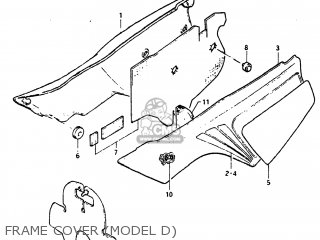 FRAME COVER (MODEL D) - DR100 1984 (E) USA (E03)