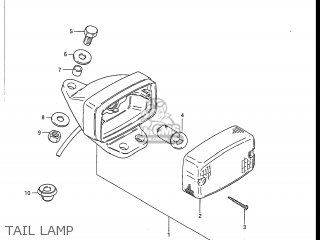TAIL LAMP - DR100 1985 (F) USA (E03)