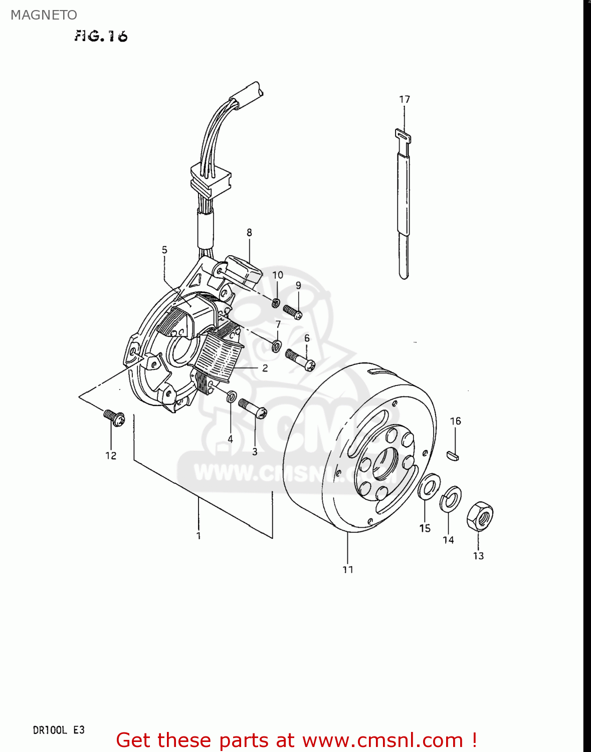 MAGNETO DR100 1986 (G) USA (E03)
