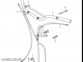 HANDLEBAR - DR100 1989 (K) USA (E03)