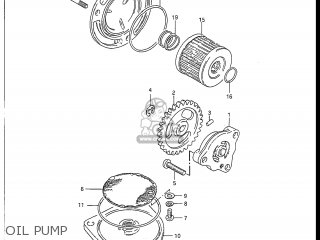 OIL PUMP - DR100 1989 (K) USA (E03)