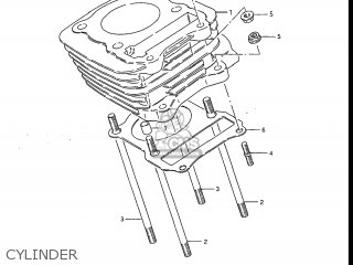 CYLINDER - DR100 1990 (L) USA (E03)