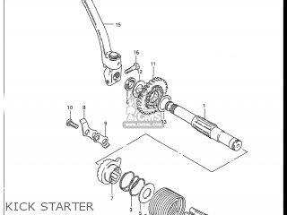 KICK STARTER - DR100 1990 (L) USA (E03)