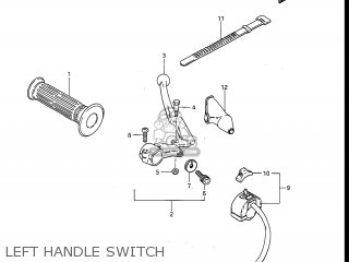 LEFT HANDLE SWITCH - DR100 1990 (L) USA (E03)