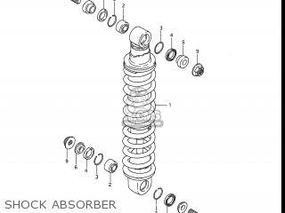 SHOCK ABSORBER - DR100 1990 (L) USA (E03)