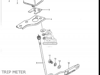 TRIP METER - DR100 1990 (L) USA (E03)