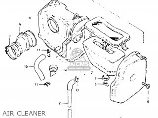 AIR CLEANER - DR125 1982 (Z) USA (E03)