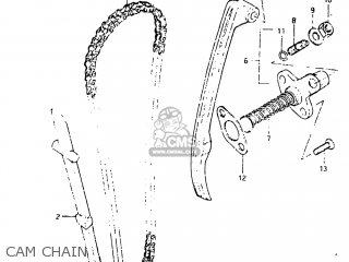 CAM CHAIN - DR125 1982 (Z) USA (E03)