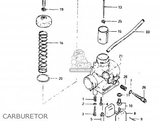 CARBURETOR - DR125 1982 (Z) USA (E03)