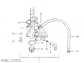 FUEL COCK - DR125 1982 (Z) USA (E03)