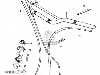 HANDLEBAR - DR125 1982 (Z) USA (E03)