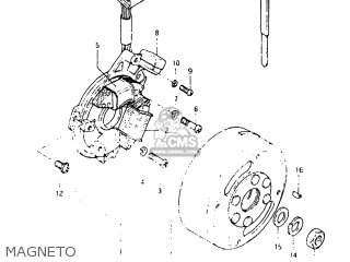 MAGNETO - DR125 1982 (Z) USA (E03)