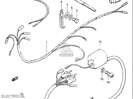 ELECTRICAL - DR125 1982 (Z) USA (E03)
