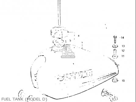 FUEL TANK (MODEL D) - DR125 1982 (Z) USA (E03)