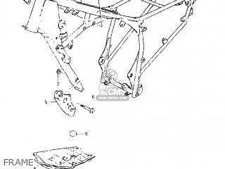 FRAME - DR125 1983 (D) USA (E03)