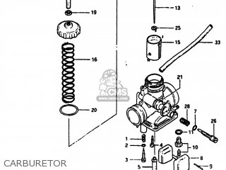 CARBURETOR - DR125 1984 (E) USA (E03)