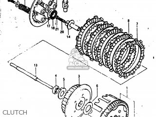 CLUTCH - DR125 1984 (E) USA (E03)