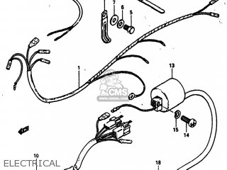 ELECTRICAL - DR125 1984 (E) USA (E03)