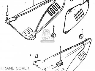 FRAME COVER - DR125 1984 (E) USA (E03)