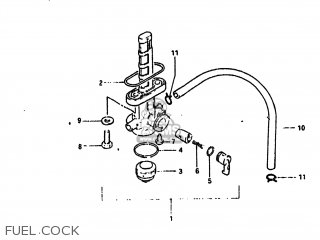 FUEL COCK - DR125 1984 (E) USA (E03)