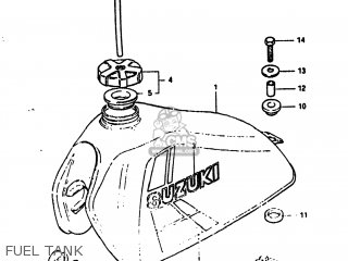 FUEL TANK - DR125 1984 (E) USA (E03)