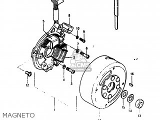 MAGNETO - DR125 1984 (E) USA (E03)