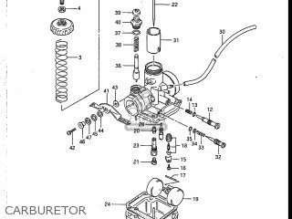 CARBURETOR - DR125 1986 (G) USA (E03)