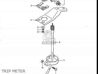 TRIP METER - DR125 1986 (G) USA (E03)