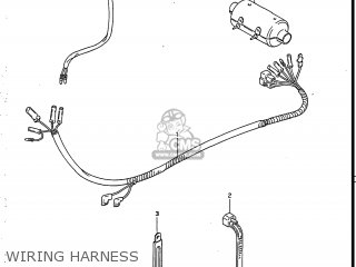 WIRING HARNESS - DR125 1986 (G) USA (E03)