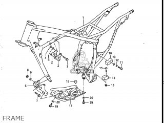 FRAME - DR125 1987 (H) USA (E03)