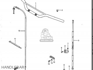 HANDLEBAR - DR125 1987 (H) USA (E03)