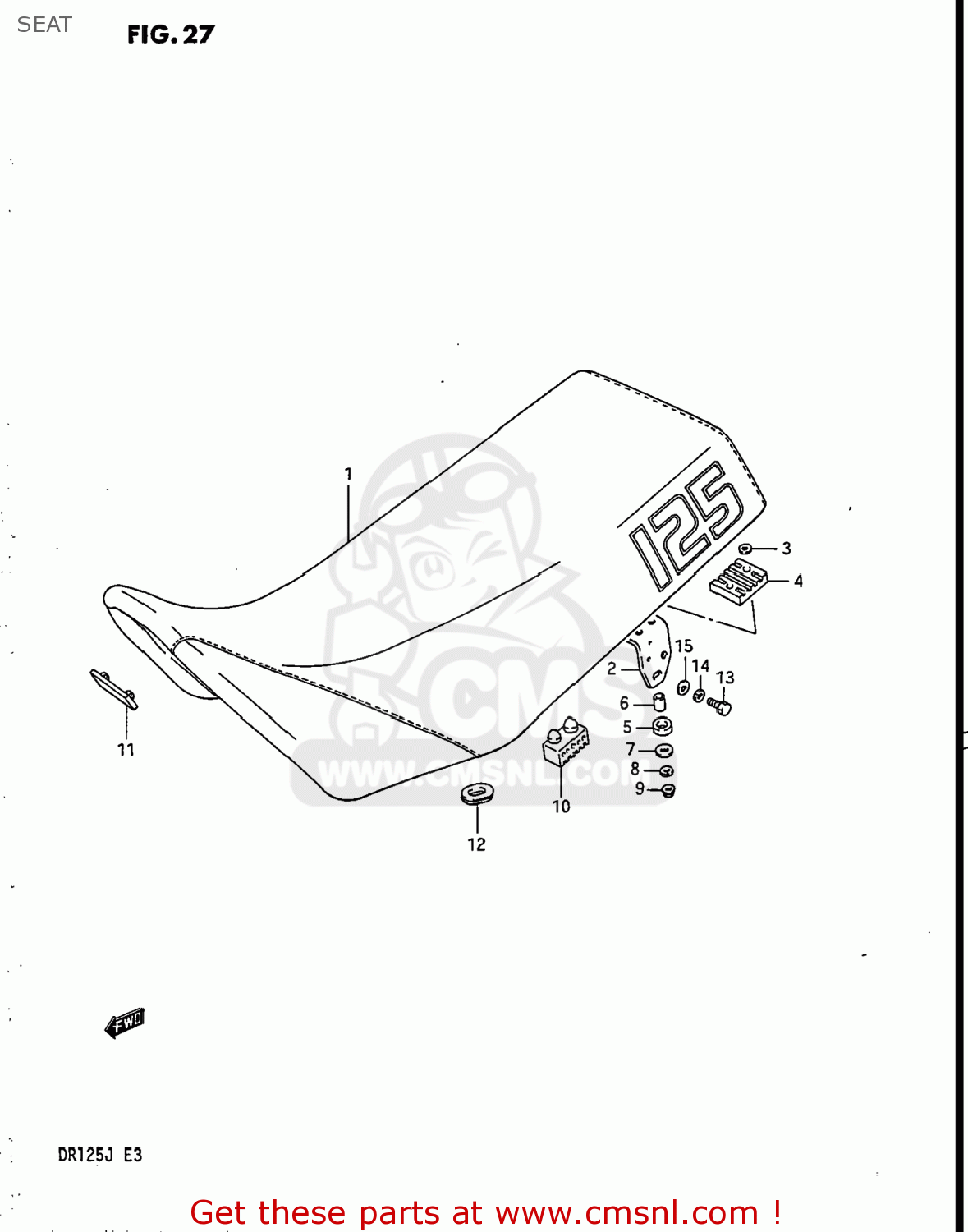 SEAT DR125 1988 (J) USA (E03)