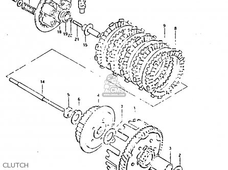 CLUTCH - DR125S 1982 (Z)