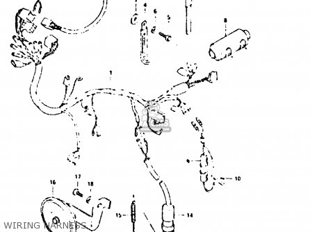 WIRING HARNESS - DR125S 1982 (Z)