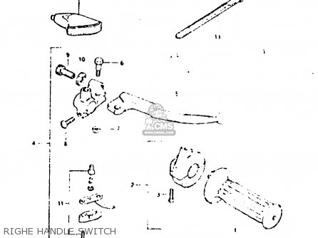 RIGHE HANDLE SWITCH - DR125S 1982 (Z)