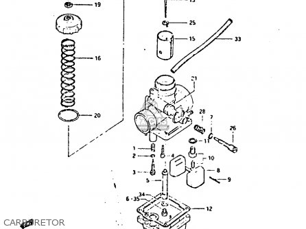 CARBURETOR - DR125S 1982 (Z)