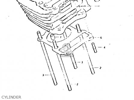 CYLINDER - DR125S 1983 (D)
